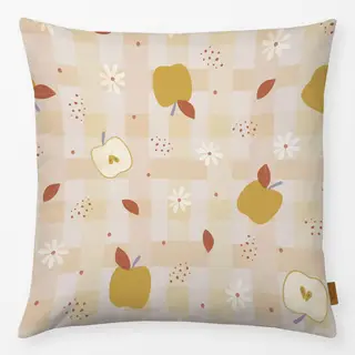 Kissen Apfel-Picknick Muster