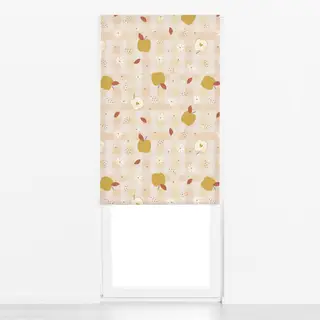 Raffrollo Apfel-Picknick Muster