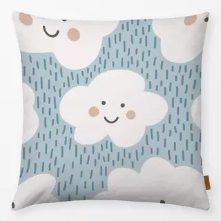 Kissen Happy Clouds blau