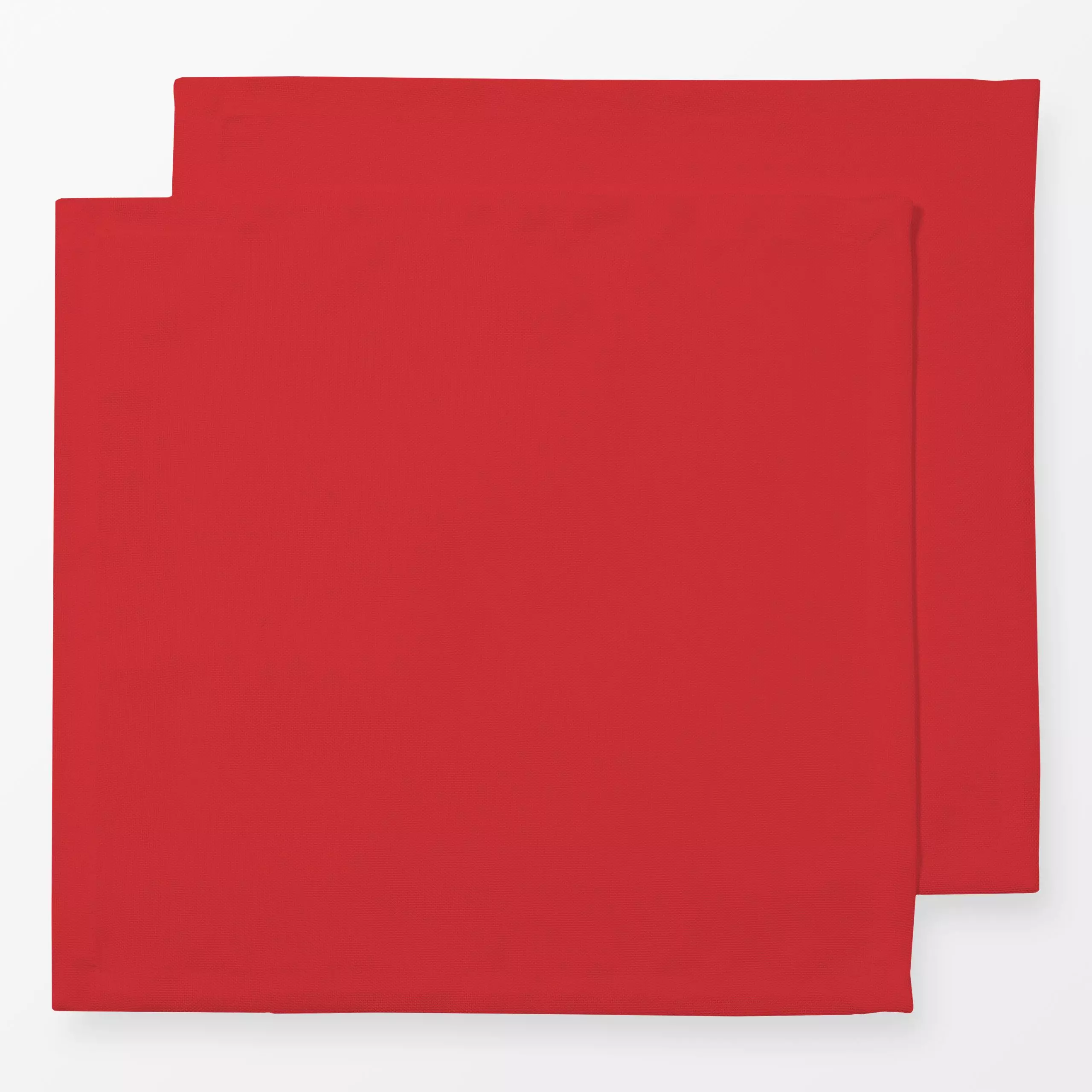 Servietten colors Rot Weihnachten - Symbole & Muster - von „textilwerk colors"; bunt, schlicht, red, Farben, uni, einfarbig,...