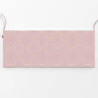 Bankauflage Diamond Floral Tile rosa