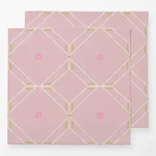 Servietten Diamond Floral Tile rosa