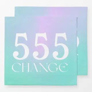 Servietten Engelszahl 555 Veränderungen