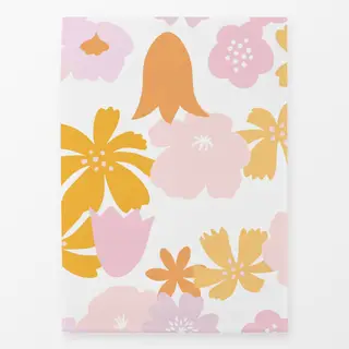 Geschirrtücher Blumenmuster Sommerfarben