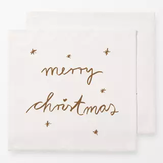 Servietten Merry christmas