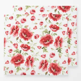 Servietten Klassische Vintage Streublumen