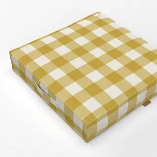 Bodenkissen Gingham Amber Haze