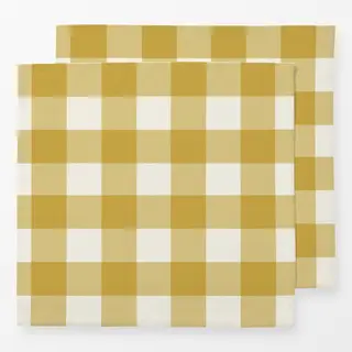 Servietten Gingham Amber Haze