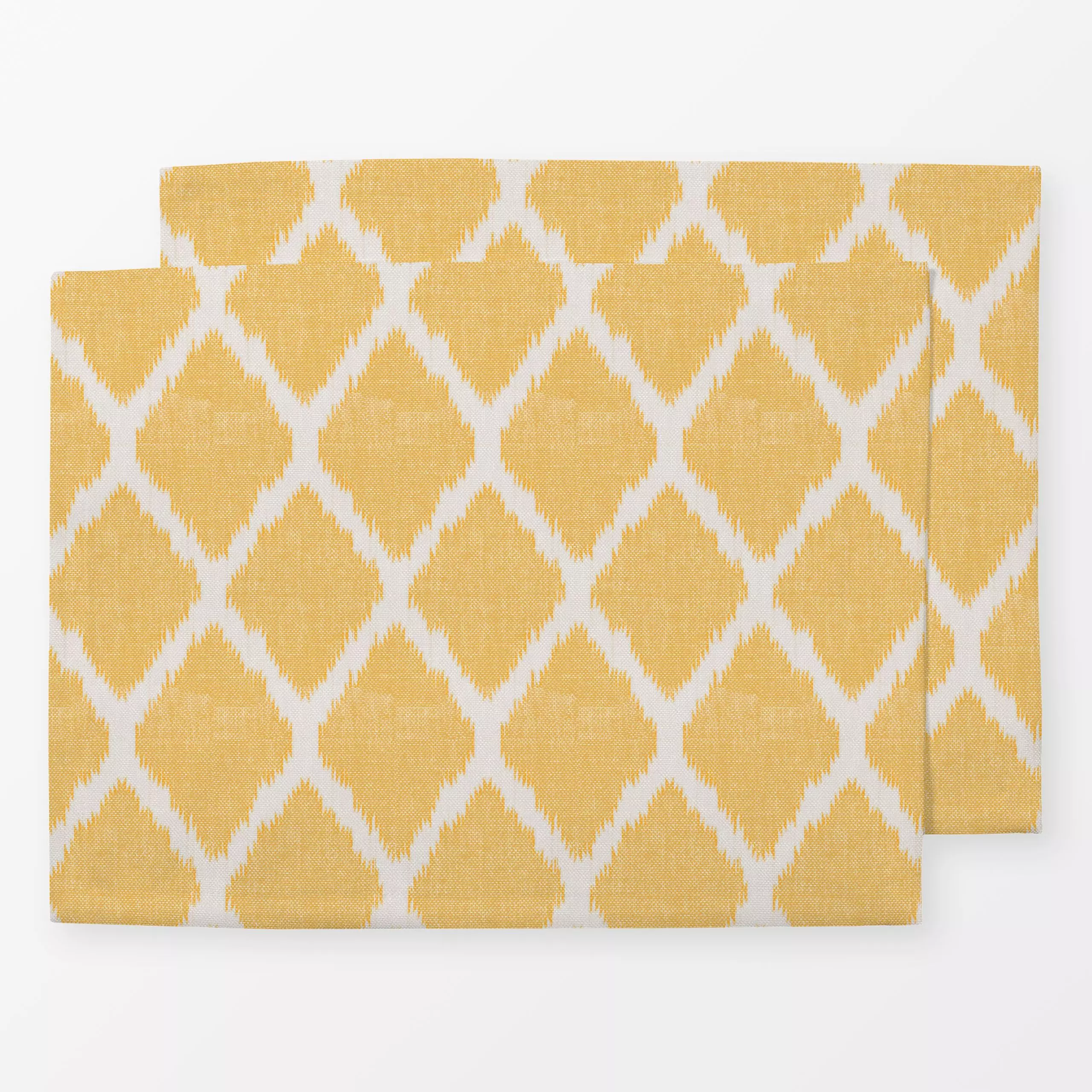 Tischset Diamonds Yellow, gemustert, von Studio Kesse