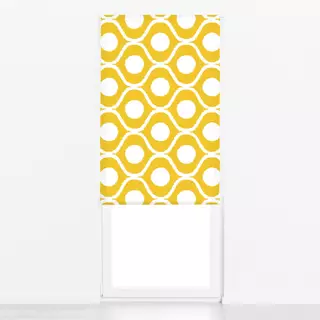 Raffrollo Boho Ikat 2 Lemon