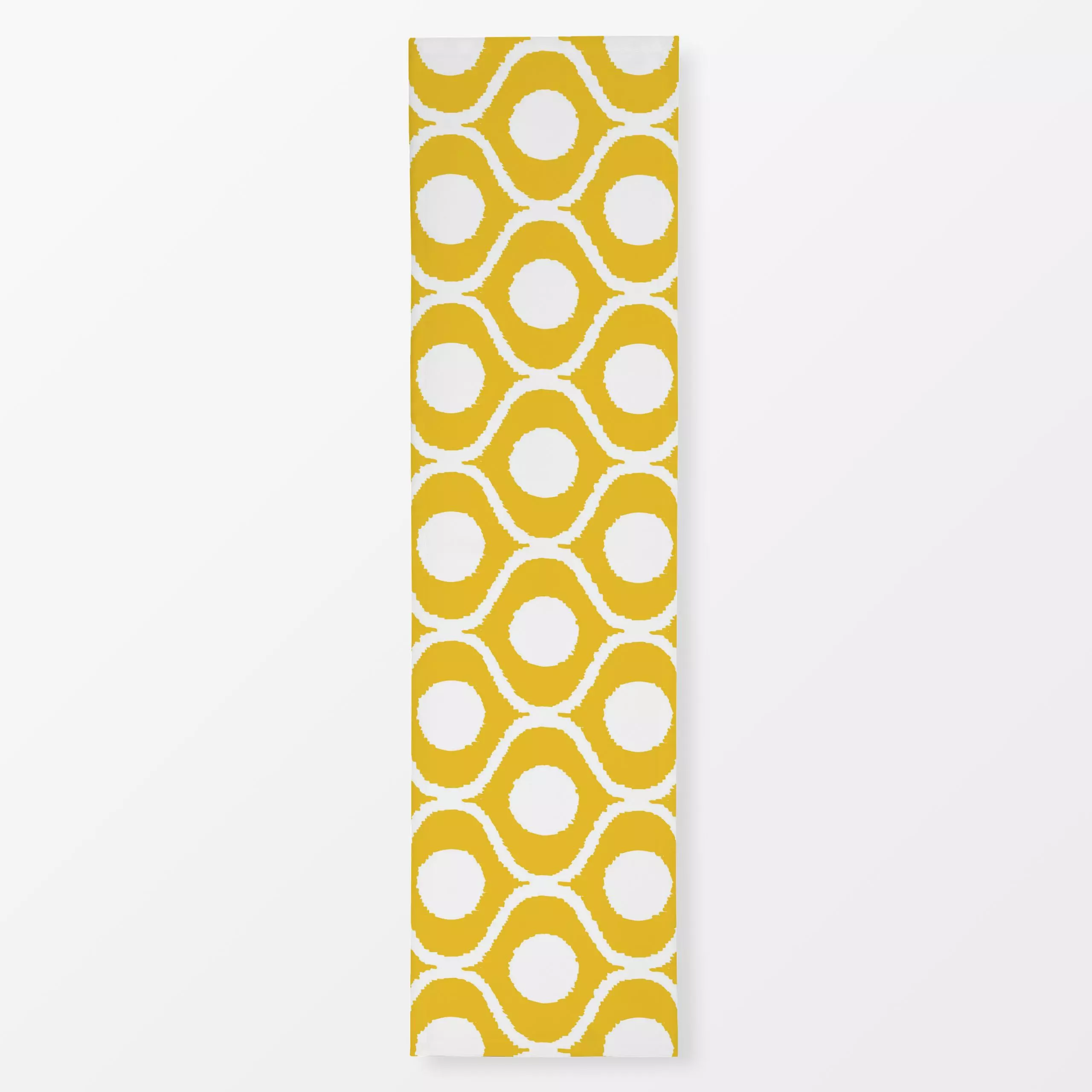 Tischläufer Boho Ikat 2 Lemon, gemustert, von BOUDOIR BOBO