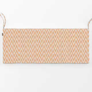Bankauflage Zigzag Ikat Orange