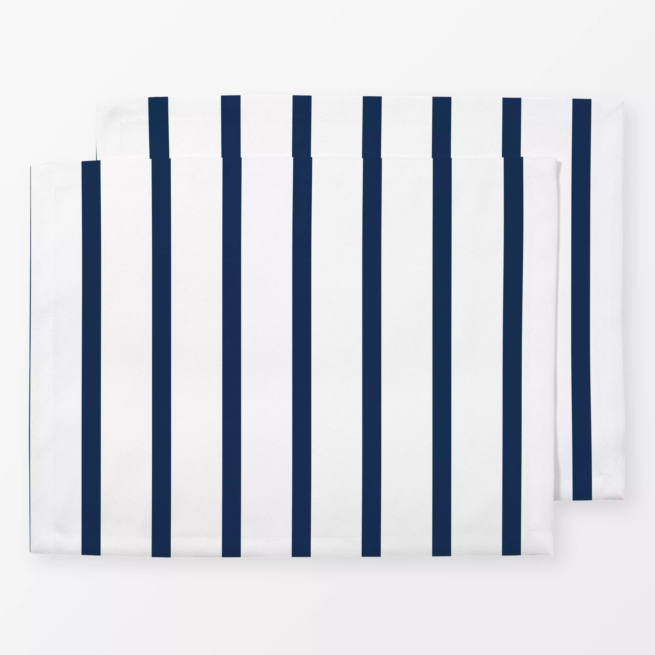 Tischset Schmale Streifen Dunkelblau, gemustert, Sommer, von Studio ROSAGRAU