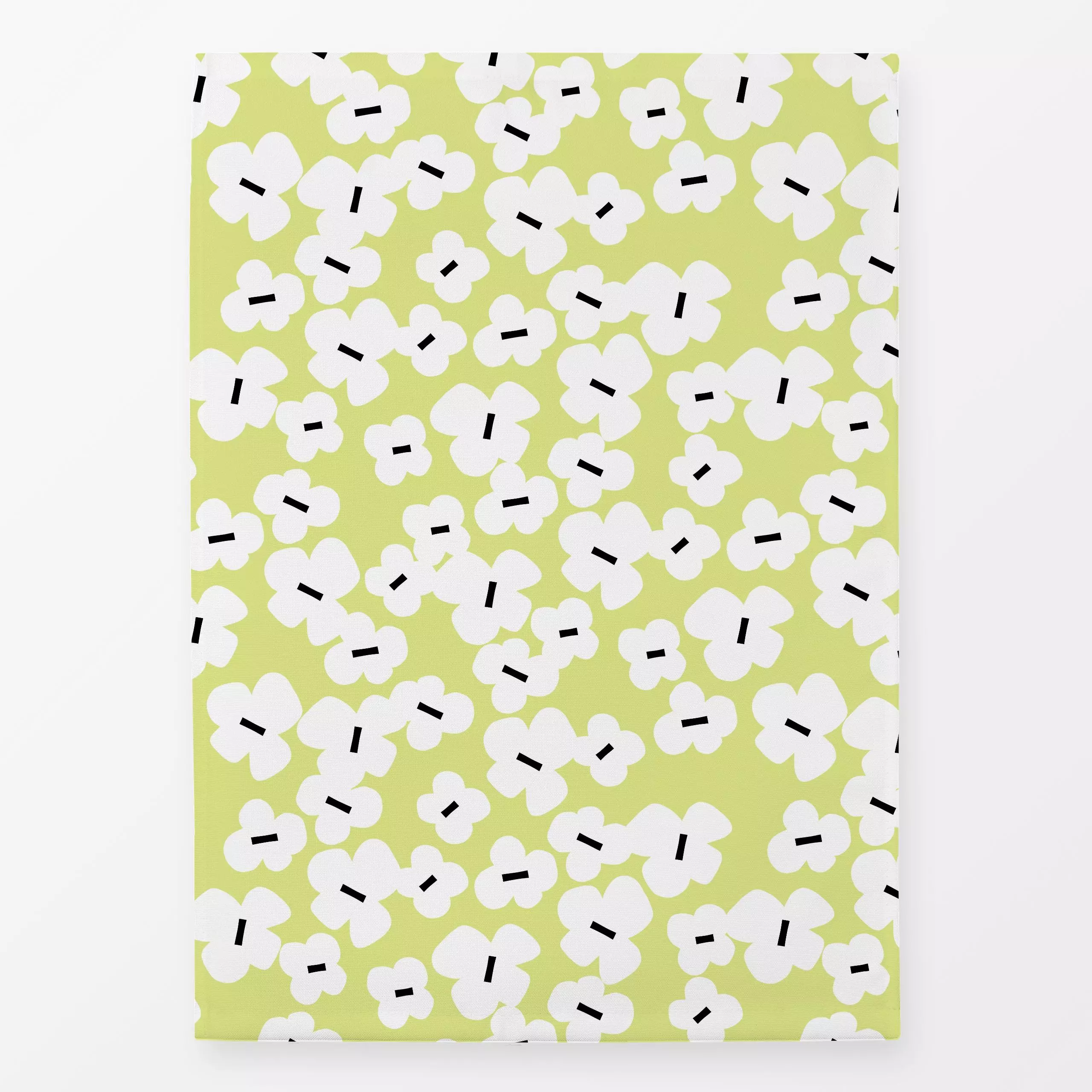 Geschirrtücher Fall Floral Light Green - Blumen & Florales, Symbole & Muster - von „Lisa Jasmin Bauer"; Muster, abstrakt, Bl...