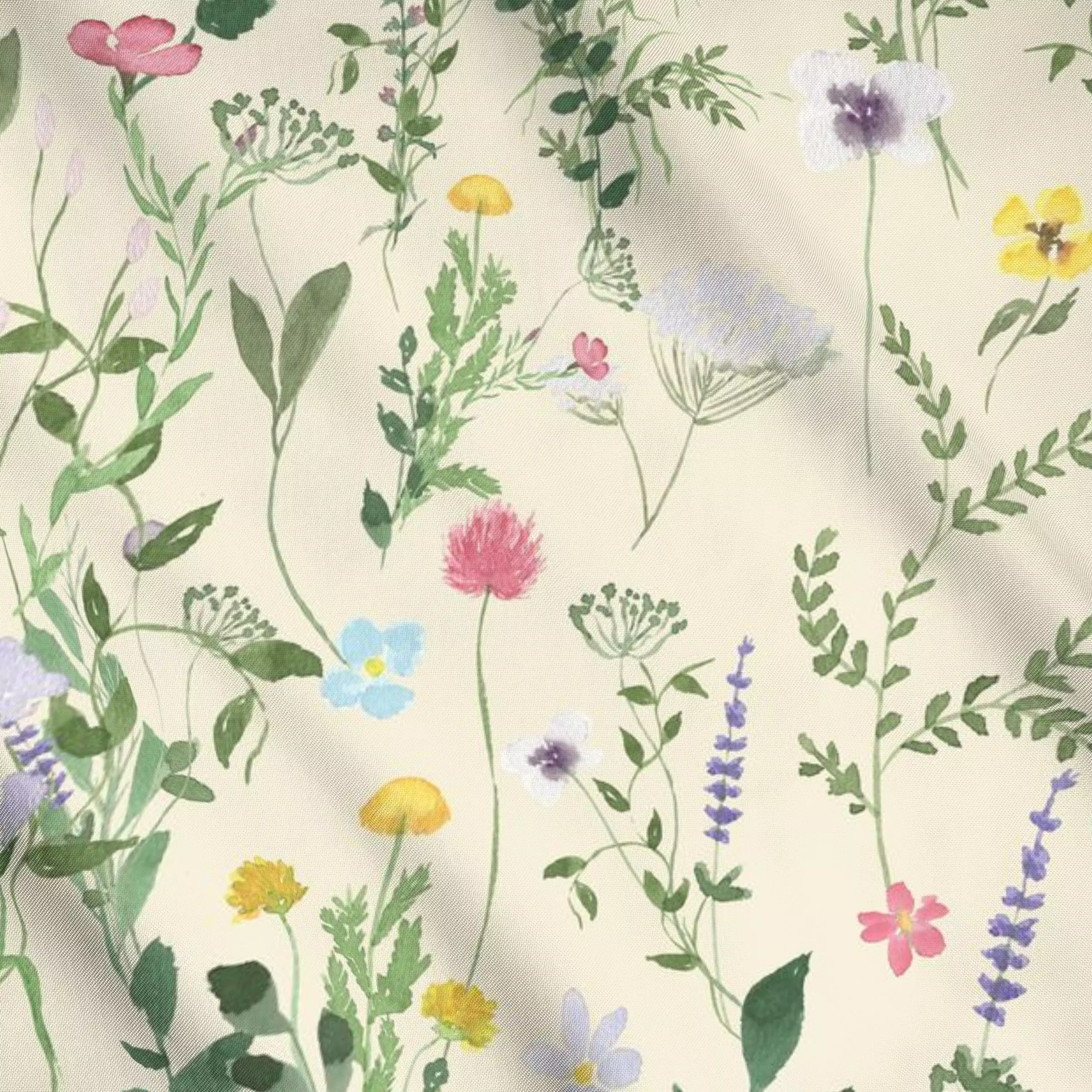 Meterware Spring Meadow yellow, Blumen, Sommer, von Andrea Haase