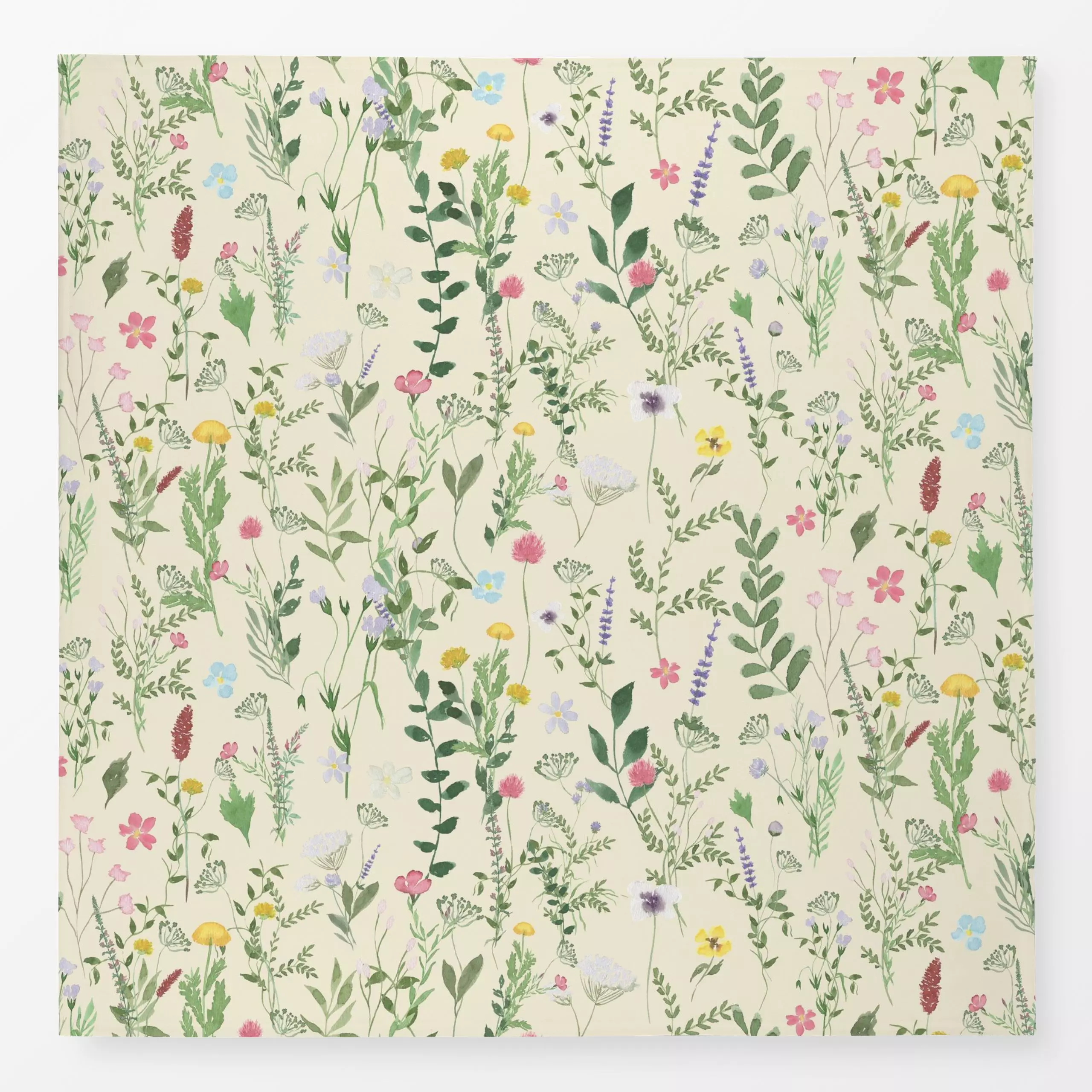 Tischdecke Spring Meadow yellow, Blumen, Sommer, von Andrea Haase
