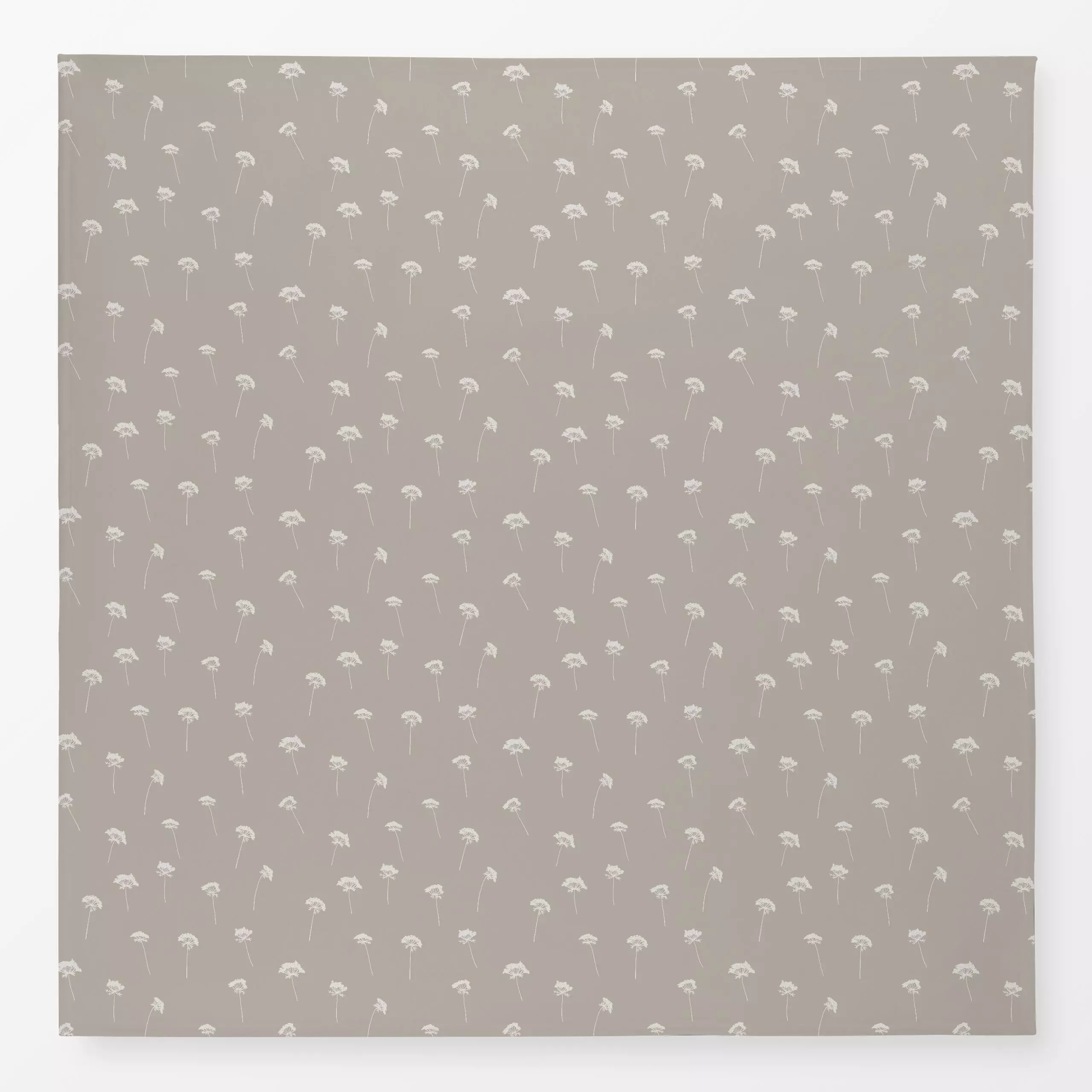 Tischdecke Wilde Möhre Beige Dunkel - Blumen & Florales, Symbole & Muster - von „textilwerk x hejmelig"; Trockenblumen, Blum...