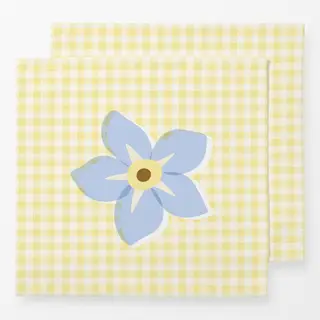 Servietten Vergiss mein nicht Vichy