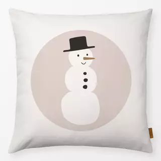 Kissen Snowman light brown