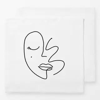 Servietten Women Black