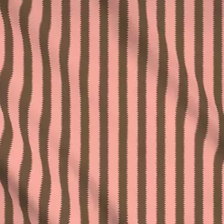 Meterware Jagged Stripes