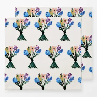 Servietten Blumen Bouquet