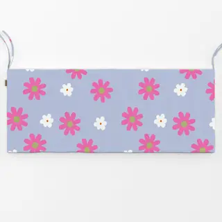 Bankauflage Blumenwiese Blau