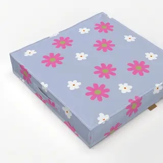 Bodenkissen Blumenwiese Blau