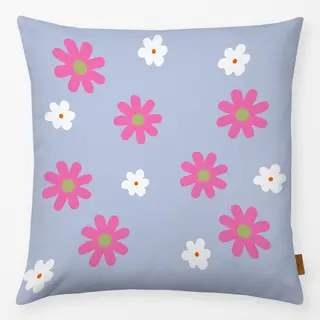 Kissen Blumenwiese Blau
