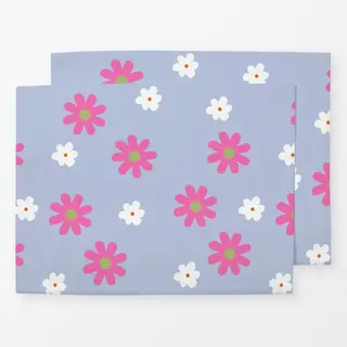 Tischset Blumenwiese Blau