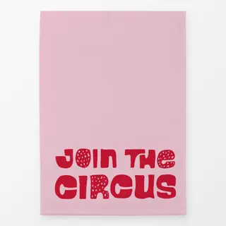 Geschirrtücher Join the circus rosa-rot