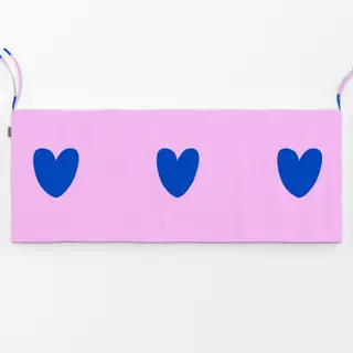 Bankauflage Birthday Blue Heart