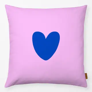 Kissen Birthday Blue Heart