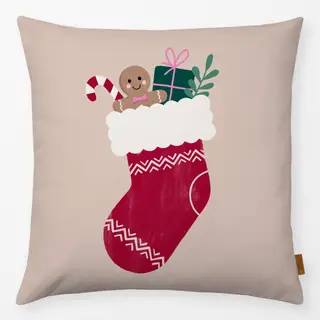 Kissen Weihnachten Socke