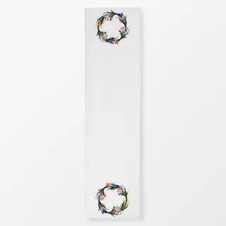 Tischläufer Blumenkranz