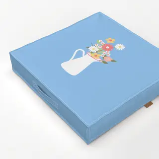 Bodenkissen Strauß in Milchkanne