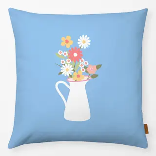 Kissen Strauß in Milchkanne