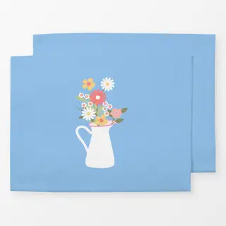 Tischset Strauß in Milchkanne