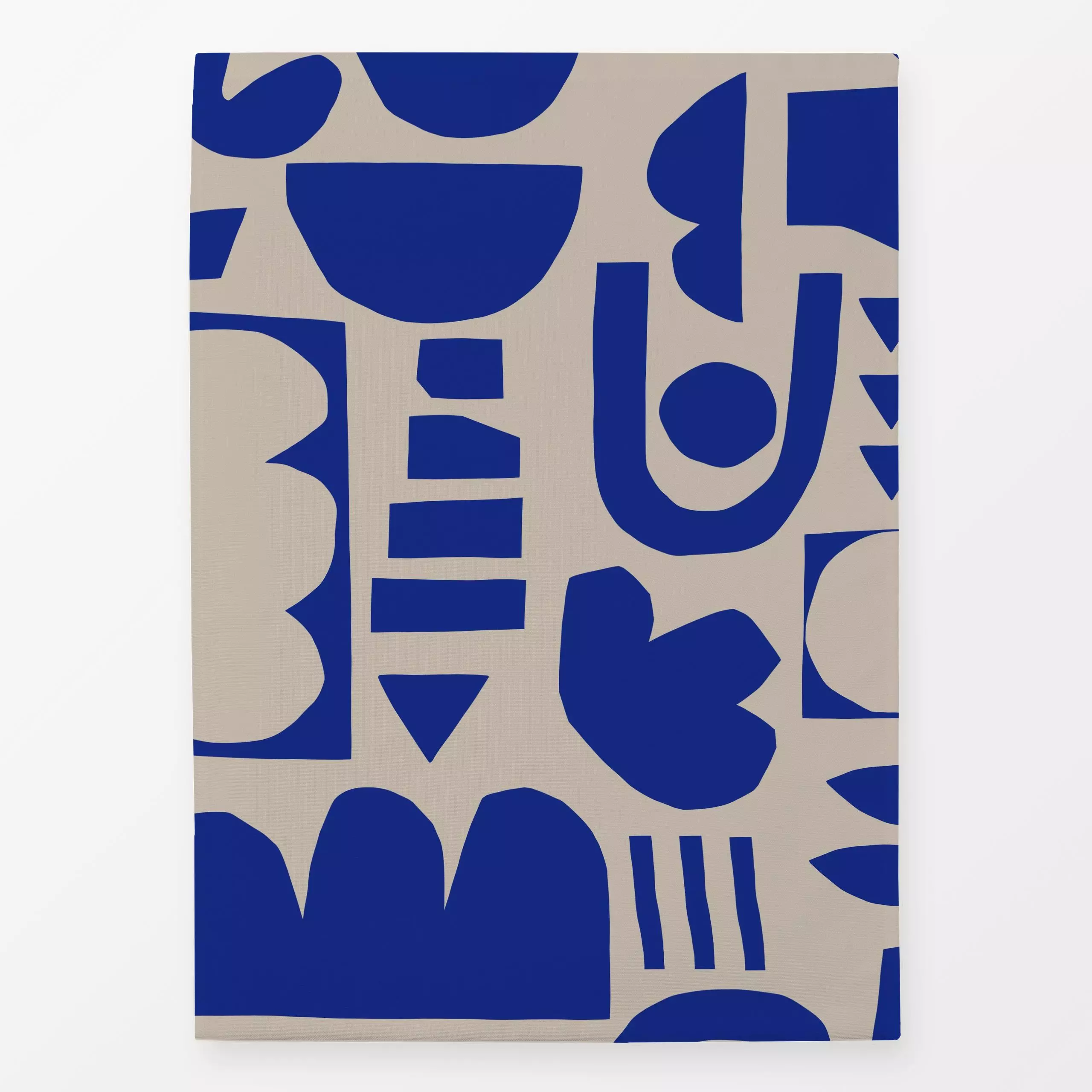 Geschirrtücher Royal Mix of Shapes Sand - Symbole & Muster - von „Lisa Jasmin Bauer"; modern, formen, Scandianvian, trend, S...