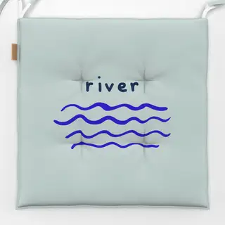 Sitzkissen Mountain River