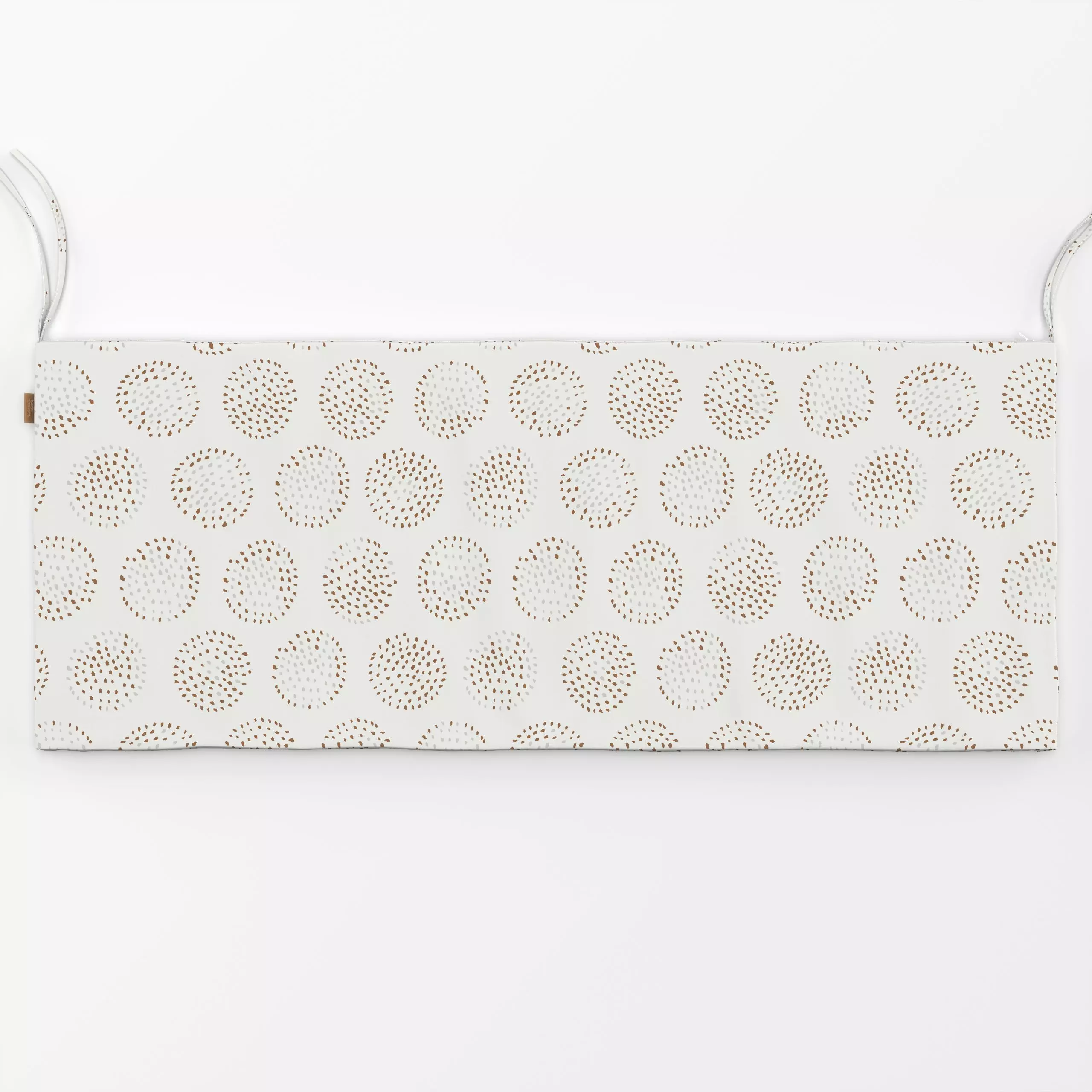 Bankauflage Erizo de Mar sand - Symbole & Muster - von „Katrin Graff"; Punkte, Urlaub, summer, coastal, Kollektion, gepunkte...