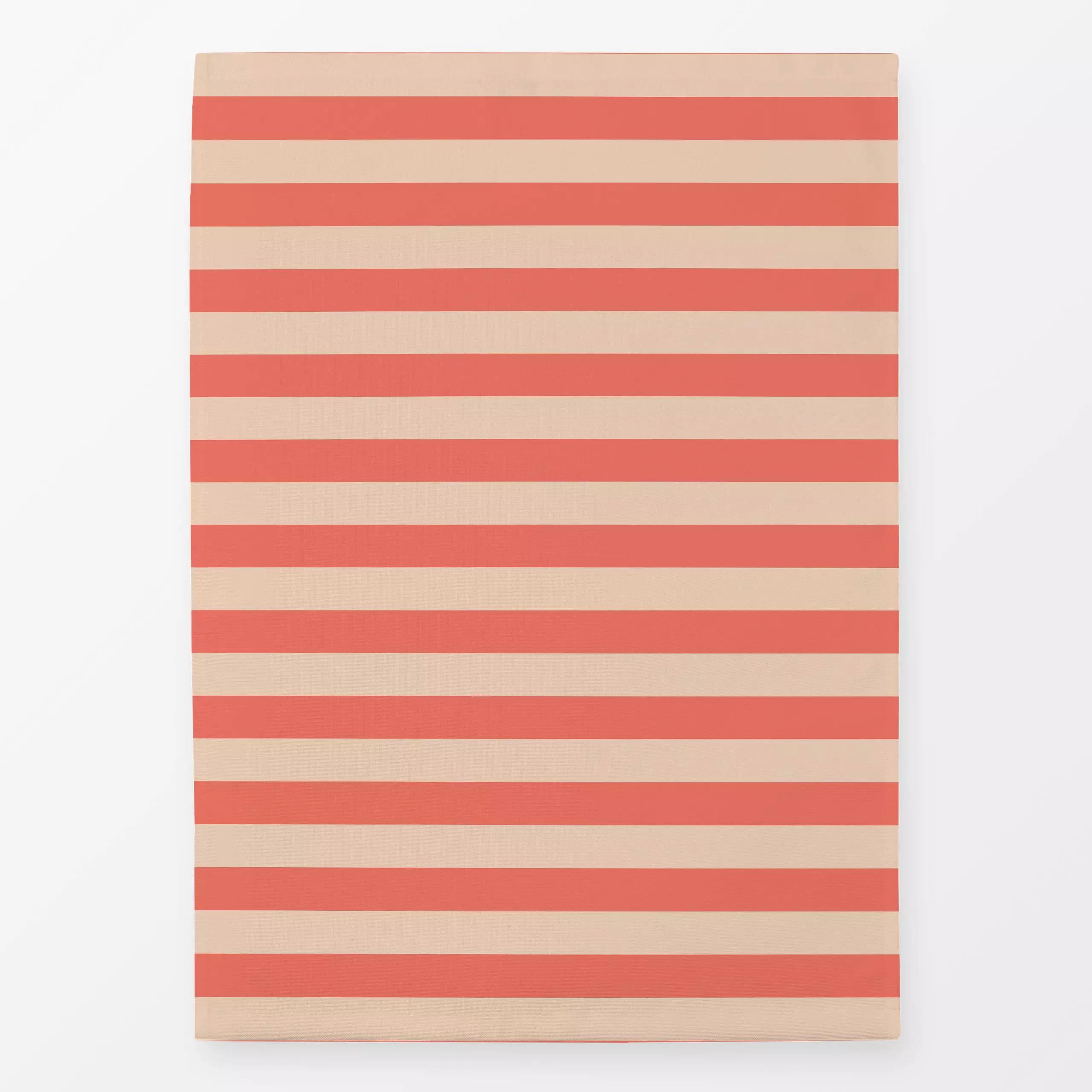 Geschirrtücher Streifen Peach Orange - Sommer, Symbole & Muster - von „Andrea Liesert"; Summerfeeling, outdoorkissen, Vintag...