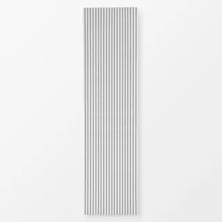 Tischläufer Streifen weiß-grau