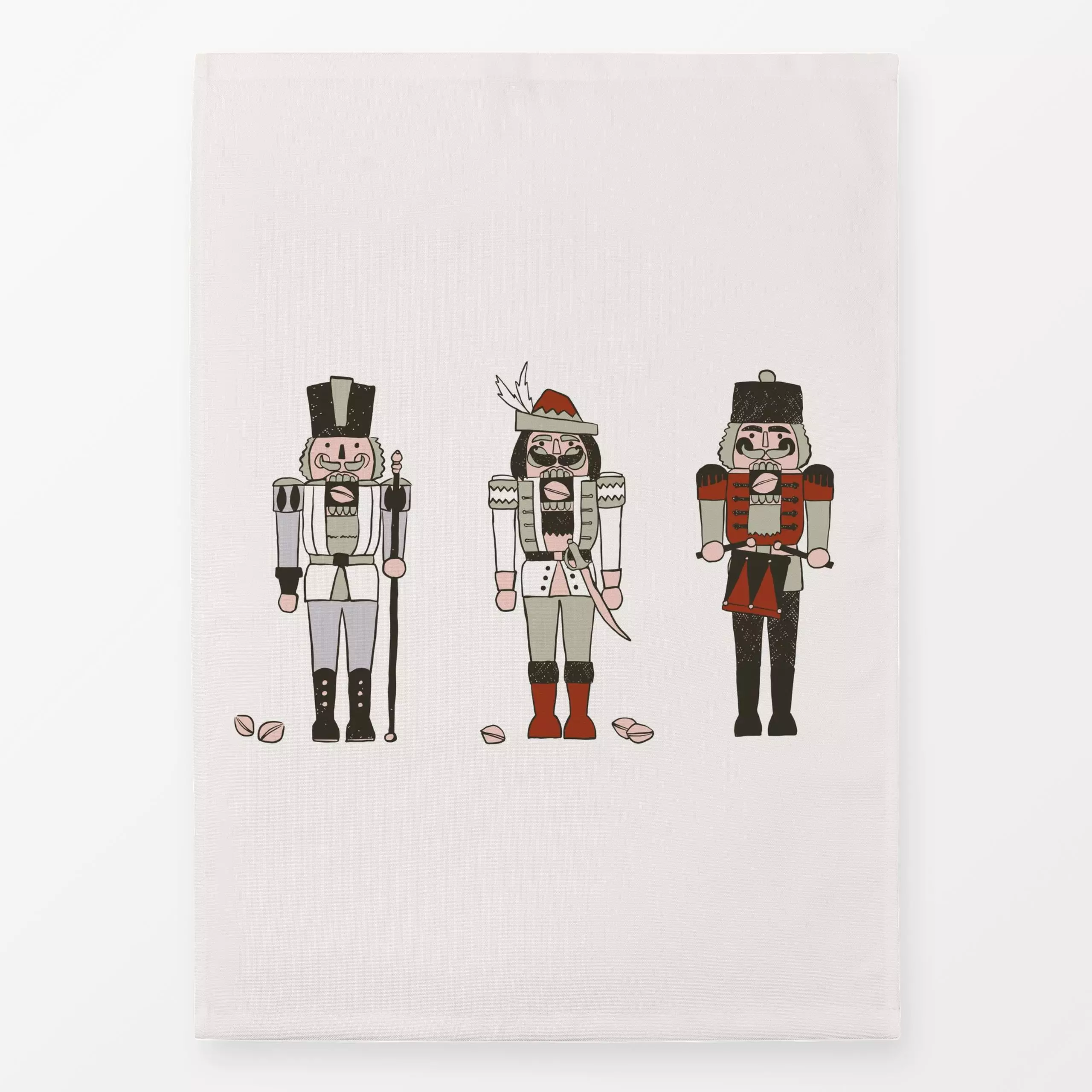 Geschirrtücher Nussknacker bunt - Weihnachten - von „moDeern Design Studio"; Nussknacker, Weihnachten, weihnachtlich, Weihna...