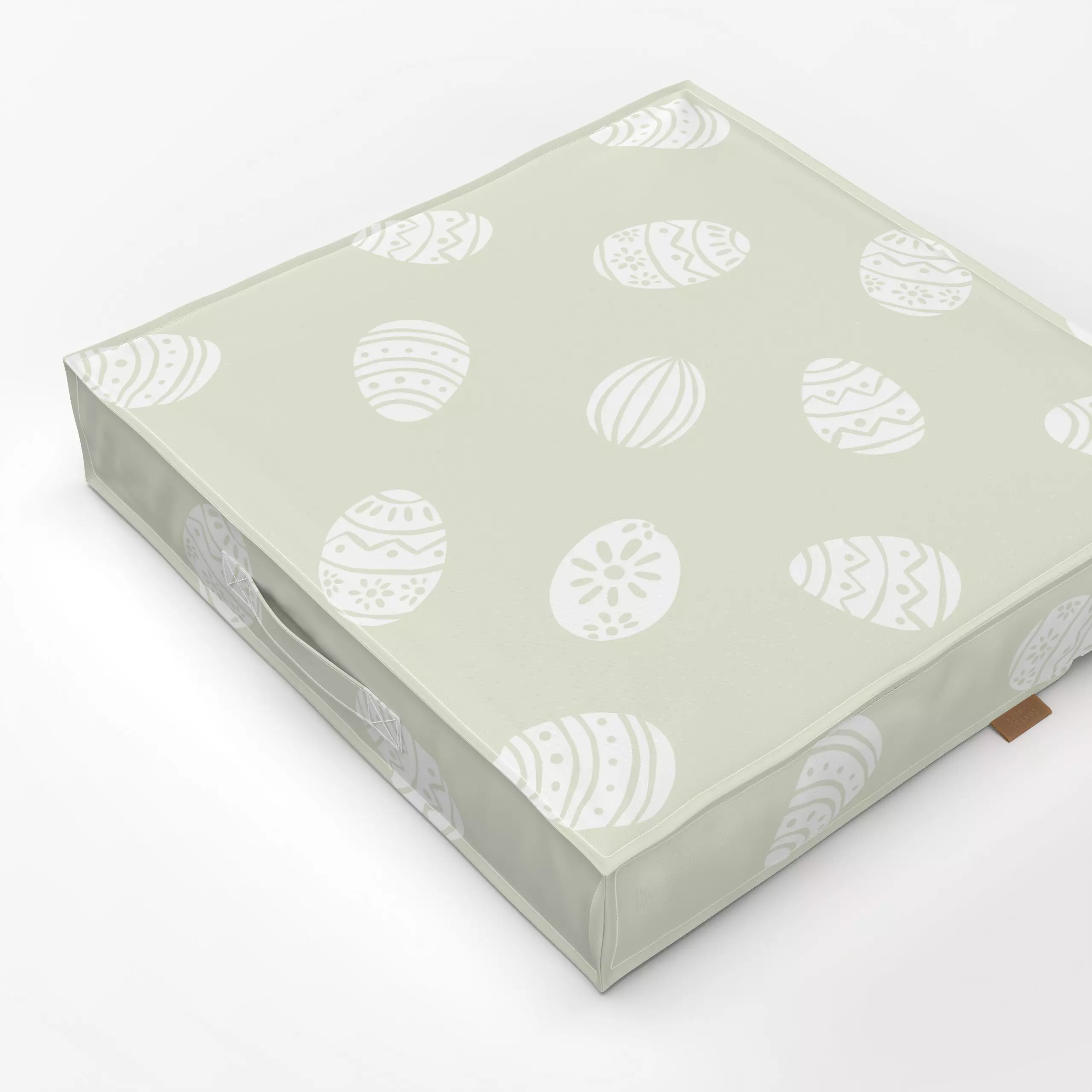 Bodenkissen Ostereier - Frühling - von „Christiane Zielinski“; Ostern, Fruehling, grun, Ostereier, Osterdekoration, Osterei,...