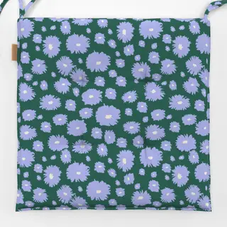 Sitzkissen Handgemalte Blumentupfen