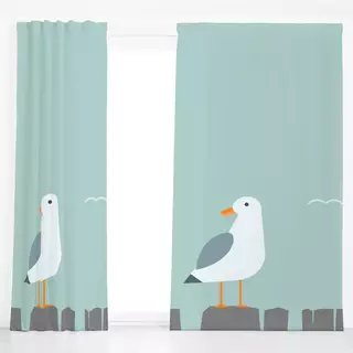 Dekovorhang Möwe
