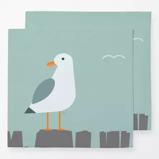 Servietten Möwe