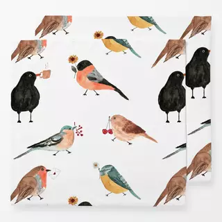 Servietten Vögel