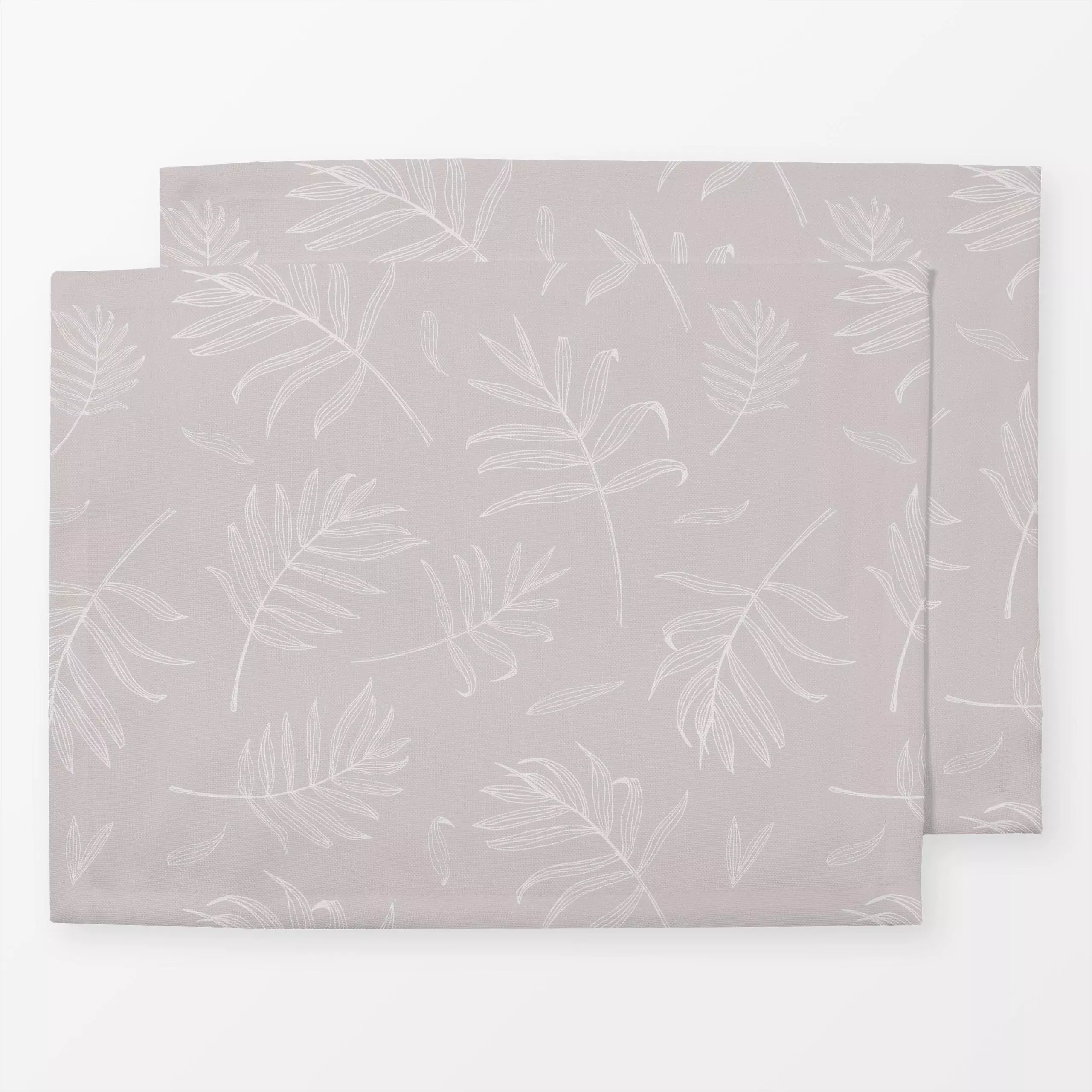 Tischset Endlich Sommer Palmenblätter 2, Blumen, tropisch, Sommer, von Uta Naumann